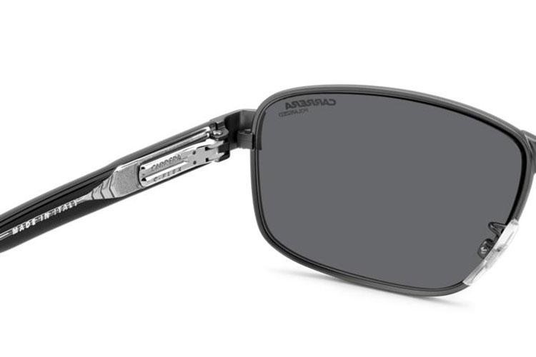 Slnečné okuliare Carrera CFLEX09/G/S R80/M9 Polarized Obdĺžníkové Sivé