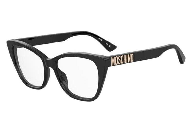 Okuliare Moschino MOS642 807 Obdĺžníkové Čierne