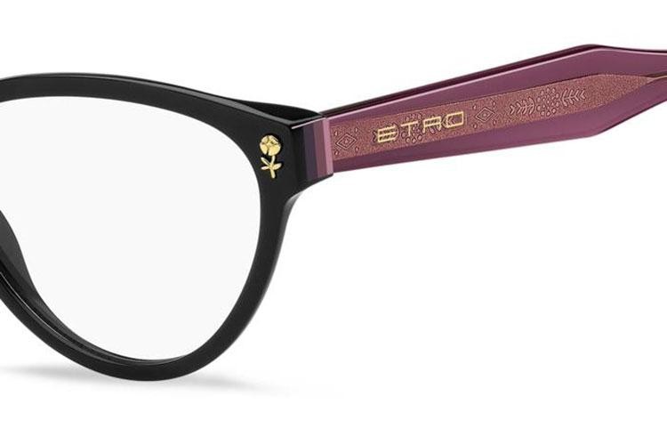 Okuliare Etro ETRO0014 HK8 Cat Eye Čierne