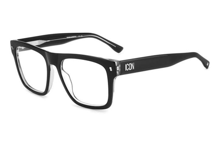 Okuliare Dsquared2 ICON0018 7C5 Flat Top Čierne