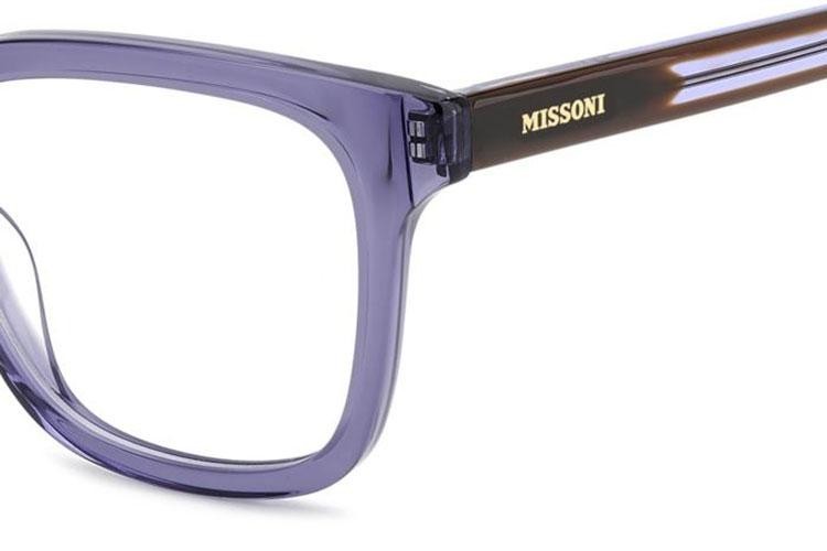 Okuliare Missoni MIS0209 B3V Obdĺžníkové Fialové