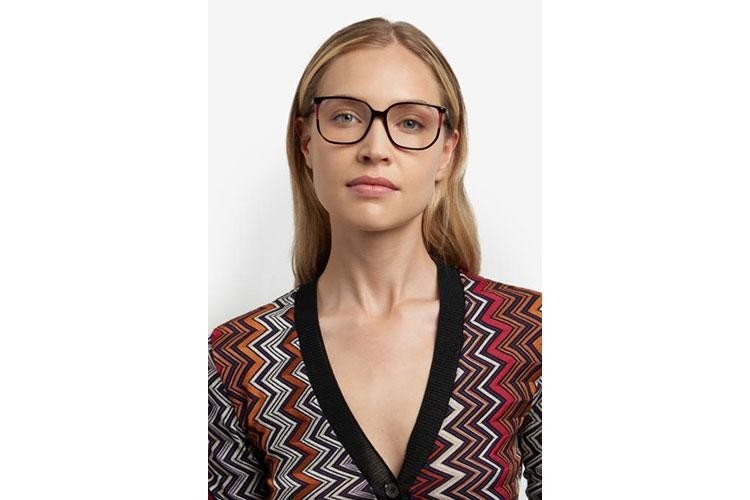 Okuliare Missoni MIS0202 086 Obdĺžníkové Havana