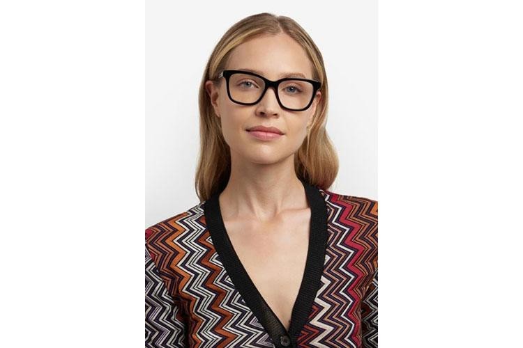 Okuliare Missoni MIS0209 807 Obdĺžníkové Čierne