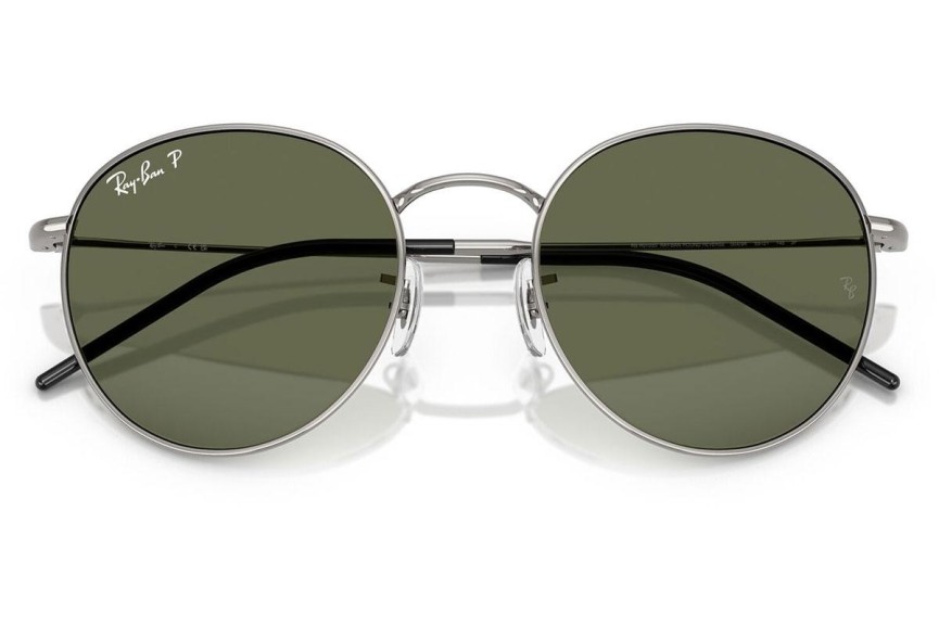 Slnečné okuliare Ray-Ban RBR0103S 004/9A Polarized Okrúhle Sivé