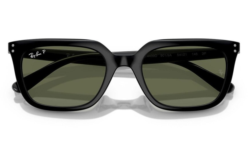 Slnečné okuliare Ray-Ban RB4439D 901/9A Polarized Squared Čierne