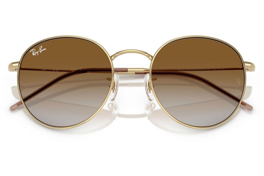 Slnečné okuliare Ray-Ban RBR0103S 001/CB Okrúhle Zlaté