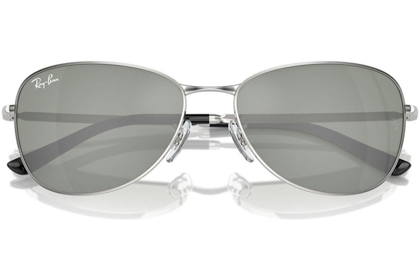 Slnečné okuliare Ray-Ban RB3733 003/40 Pilot Strieborné