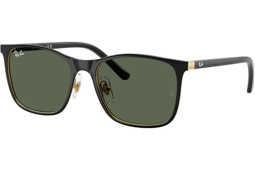 Slnečné okuliare Ray-Ban Junior RJ9551S 294/71 Squared Čierne