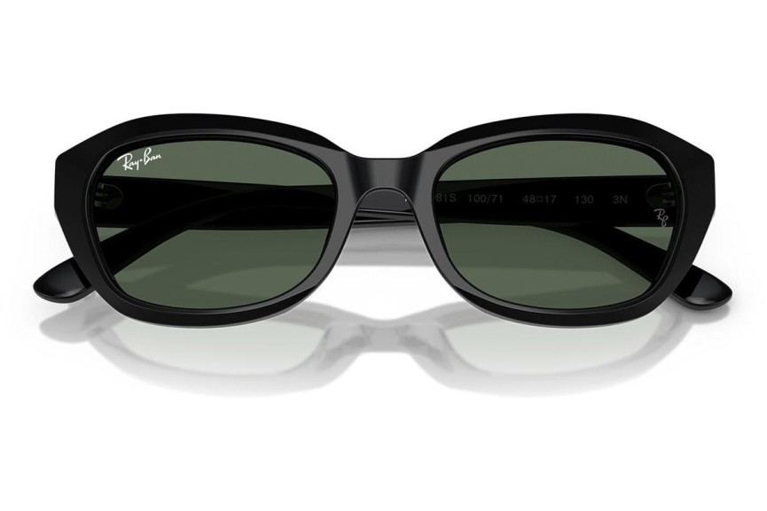 Slnečné okuliare Ray-Ban Junior RJ9081S 100/71 Obdĺžníkové Čierne