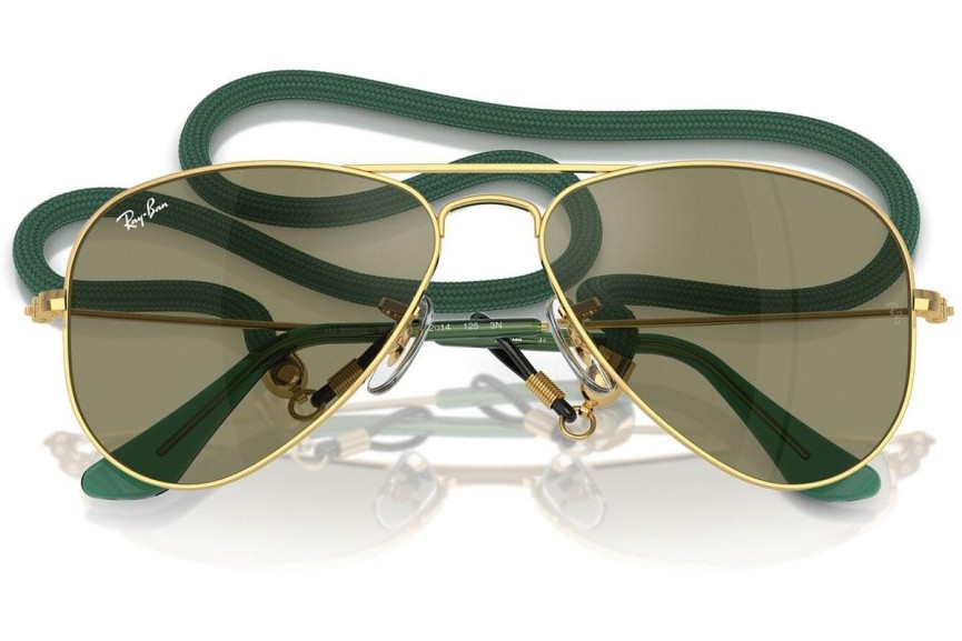 Slnečné okuliare Ray-Ban Junior Aviator Junior RJ9506S 223/6R Pilot Zlaté