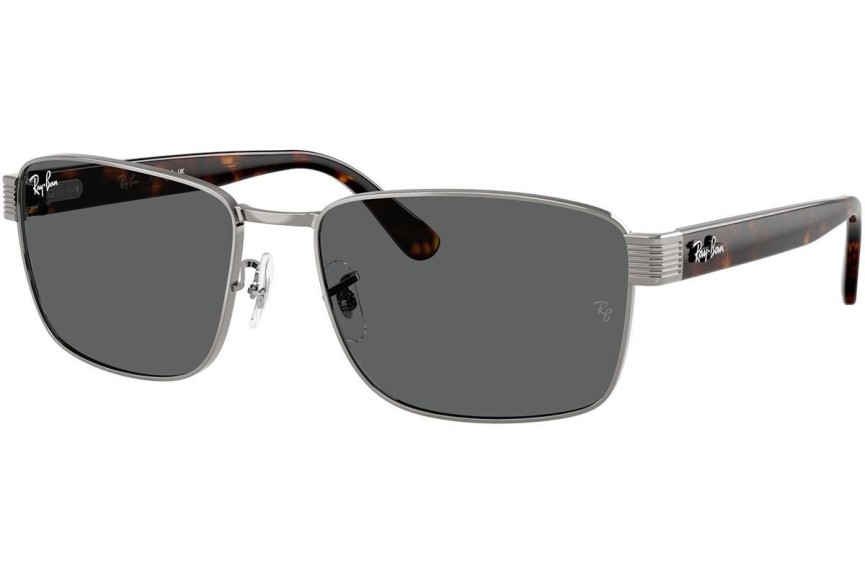 Slnečné okuliare Ray-Ban RB3750 004/B1 Squared Sivé