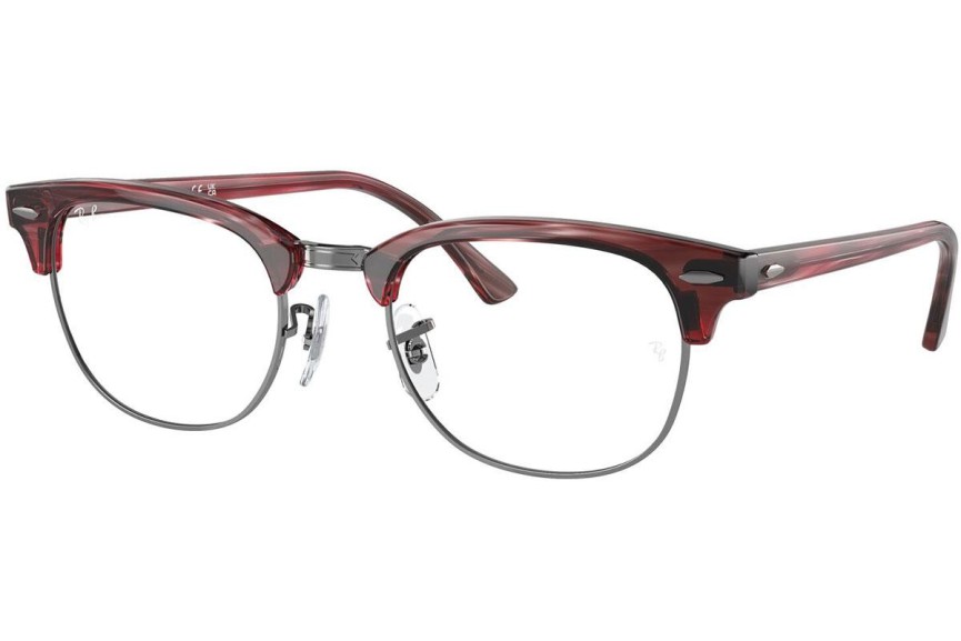 Okuliare Ray-Ban Clubmaster RX5154 8376 Browline Červené