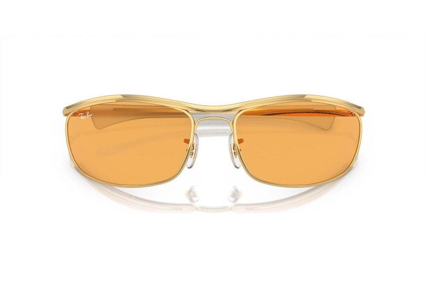 Slnečné okuliare Ray-Ban Olympian I Deluxe RB3119M 001/13 Obdĺžníkové Zlaté