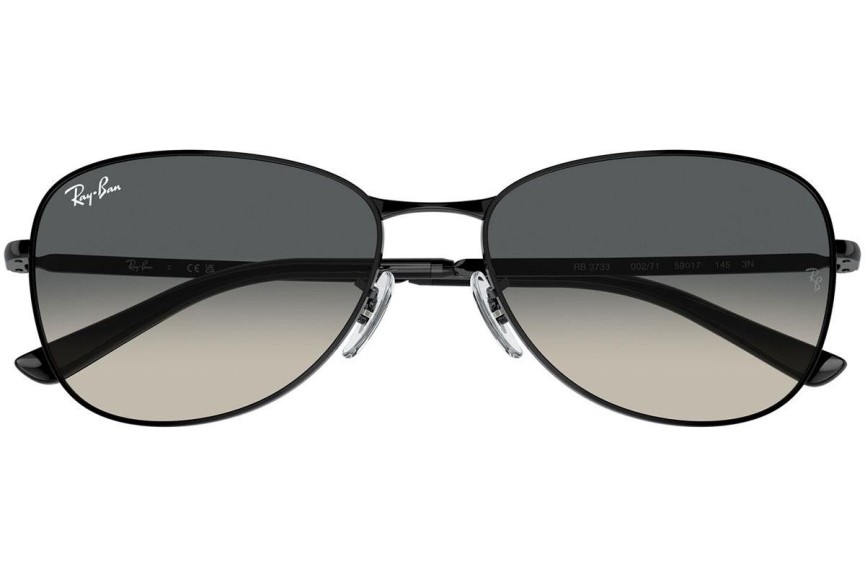 Slnečné okuliare Ray-Ban RB3733 002/71 Pilot Čierne