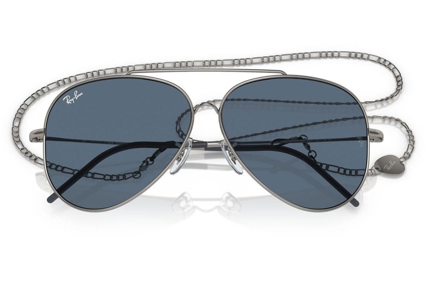 Slnečné okuliare Ray-Ban Aviator Reverse RBR0101S 004/3A Pilot Strieborné