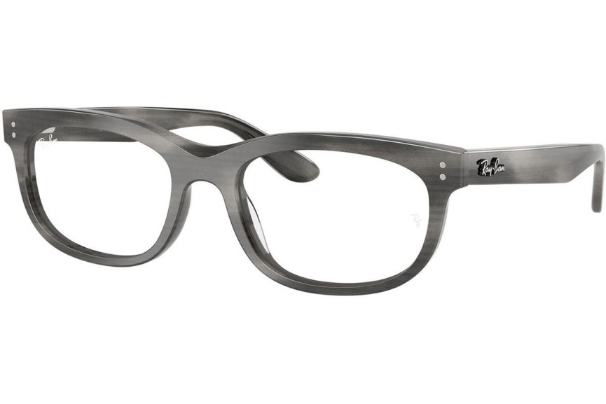 Okuliare Ray-Ban RX5489 8400 Squared Sivé