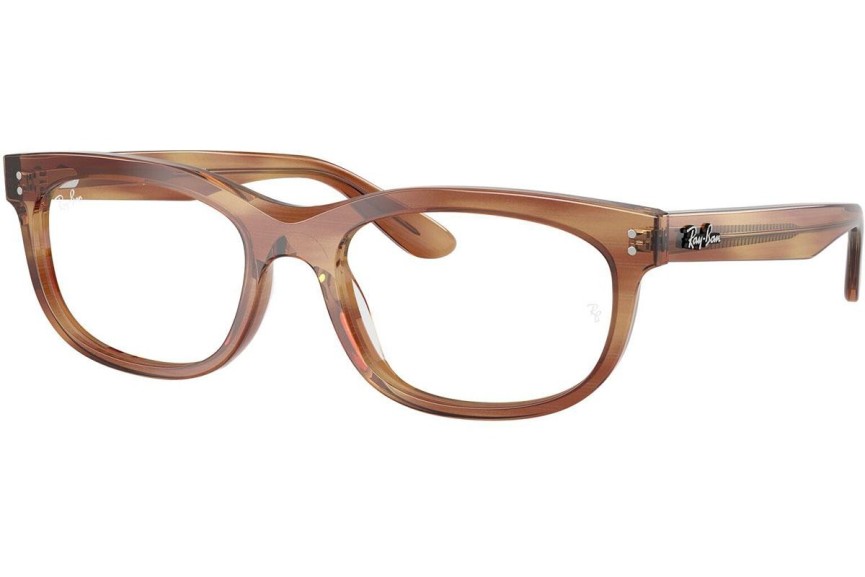 Okuliare Ray-Ban RX5489 8399 Squared Hnedé