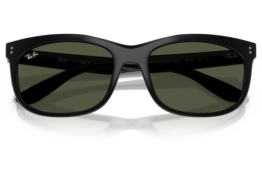 Slnečné okuliare Ray-Ban RB2389 901/31 Obdĺžníkové Čierne