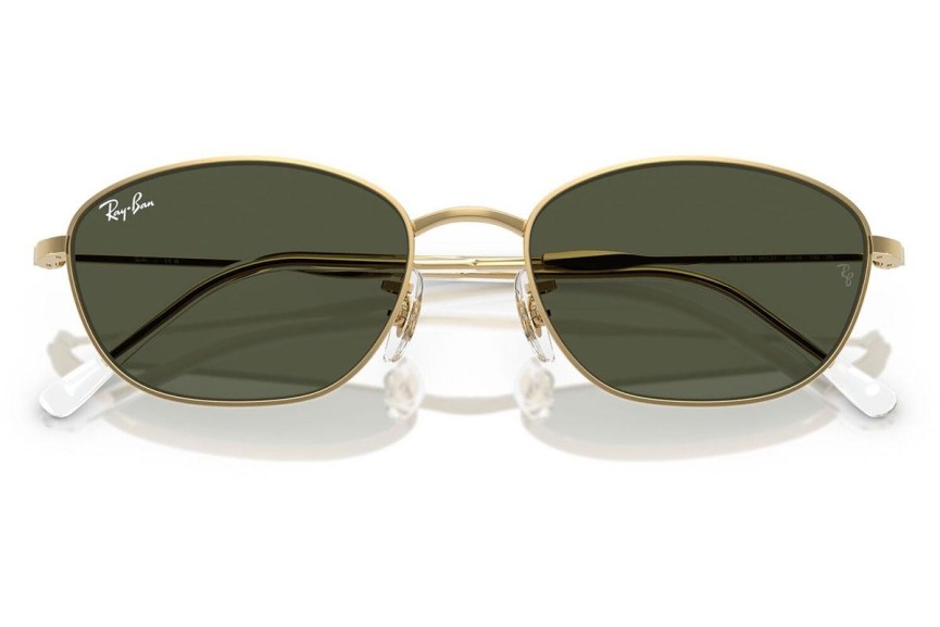 Slnečné okuliare Ray-Ban RB3749 001/31 Obdĺžníkové Zlaté