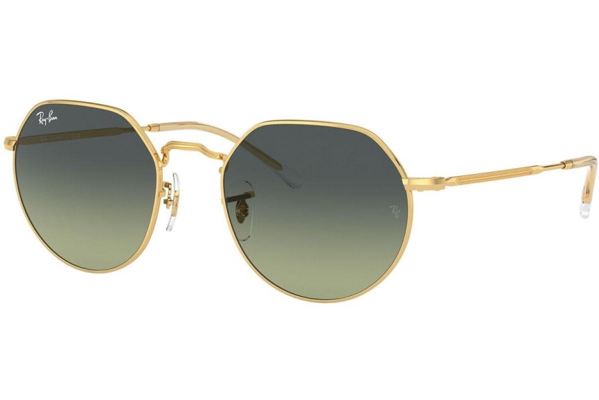 Slnečné okuliare Ray-Ban Jack RB3565 001/BH Okrúhle Zlaté