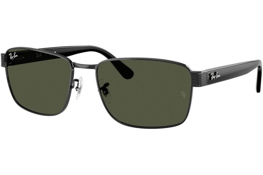 Slnečné okuliare Ray-Ban RB3750 002/31 Squared Čierne