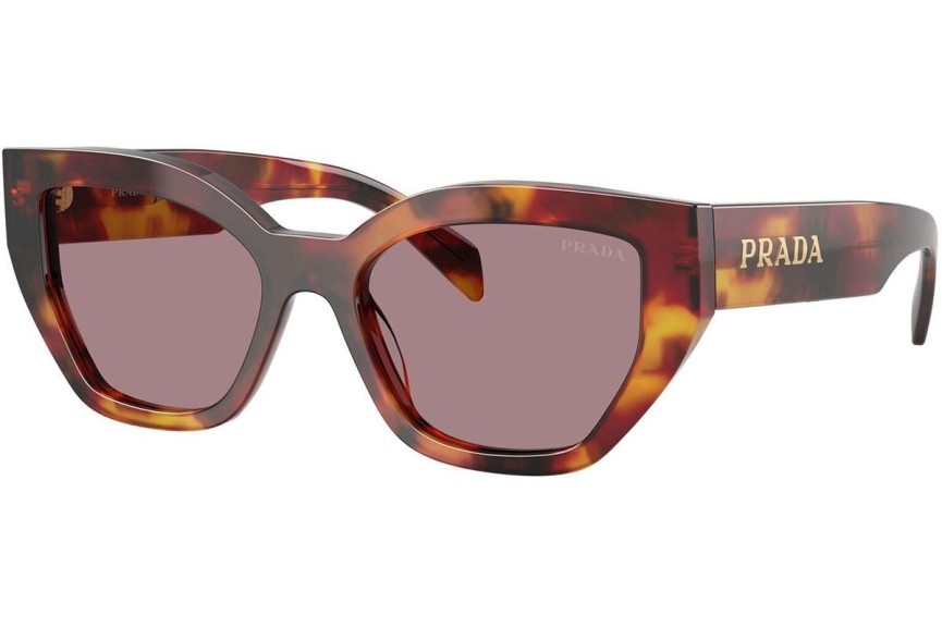 Slnečné okuliare Prada PRA09S 22A20I Cat Eye Havana