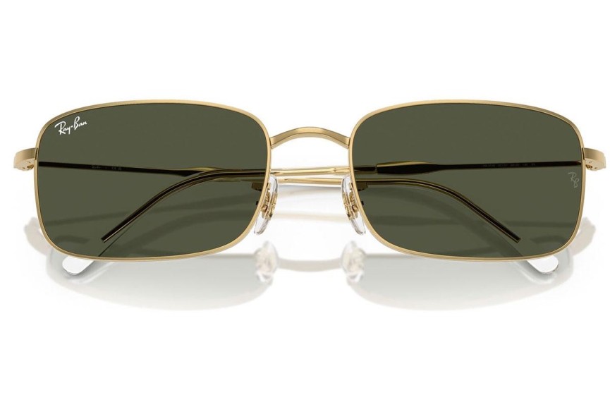 Slnečné okuliare Ray-Ban RB3746 001/31 Obdĺžníkové Zlaté