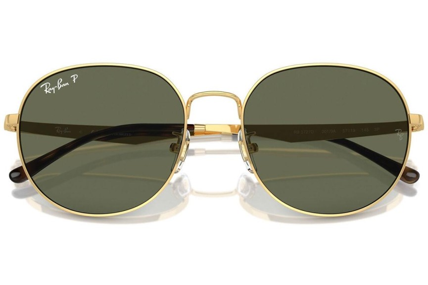 Slnečné okuliare Ray-Ban RB3727D 001/9A Polarized Okrúhle Zlaté