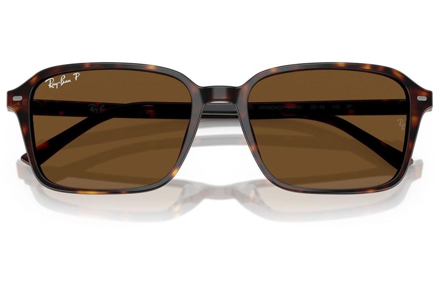 Slnečné okuliare Ray-Ban RB2231 902/57 Polarized Squared Havana