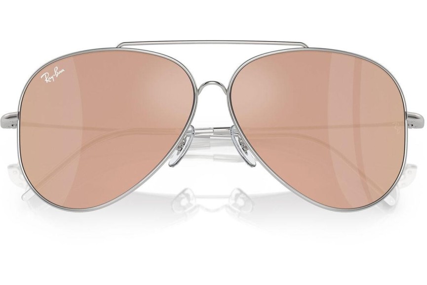 Slnečné okuliare Ray-Ban Aviator Reverse RBR0101S 003/2O Pilot Strieborné