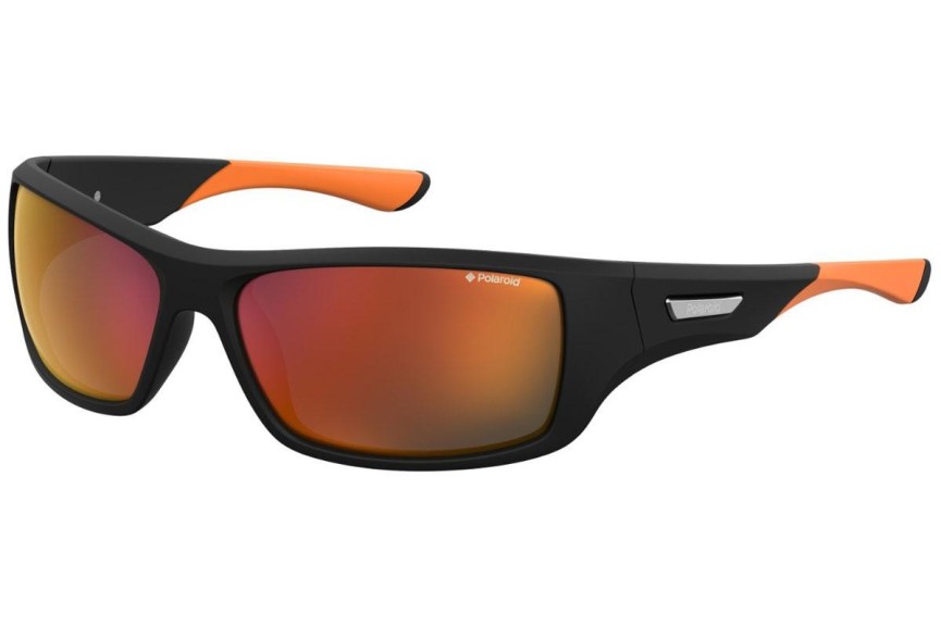 Slnečné okuliare Polaroid Sport Active Collection PLD7013/S CAX/OZ Polarized Obdĺžníkové Čierne