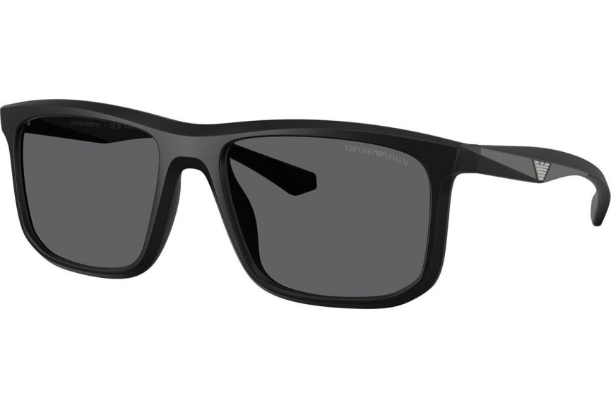 Slnečné okuliare Emporio Armani EA4234U 5001T3 Polarized Squared Čierne