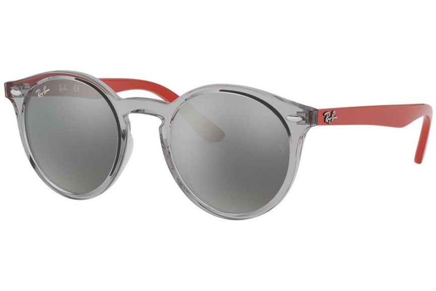 Slnečné okuliare Ray-Ban Junior RJ9064S 70636G Okrúhle Sivé