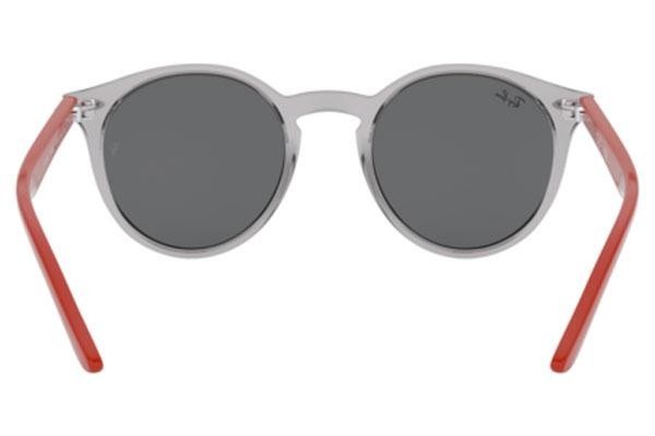 Slnečné okuliare Ray-Ban Junior RJ9064S 70636G Okrúhle Sivé