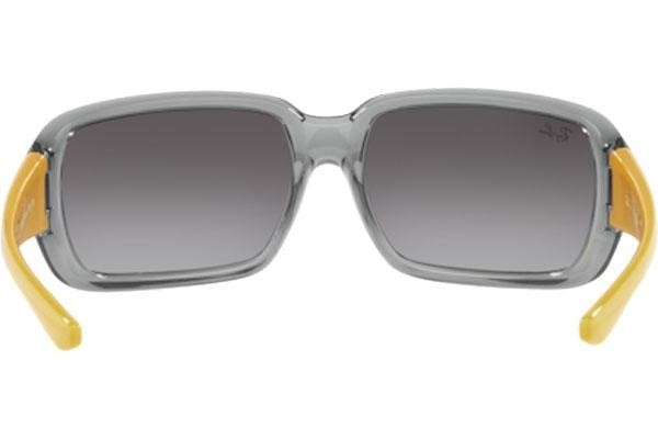 Slnečné okuliare Ray-Ban Junior RJ9072S 70788G Obdĺžníkové Sivé