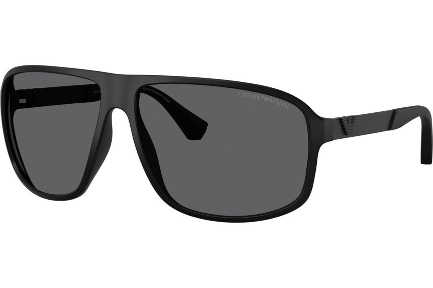 Slnečné okuliare Emporio Armani EA4029 5001T3 Polarized Pilot Čierne