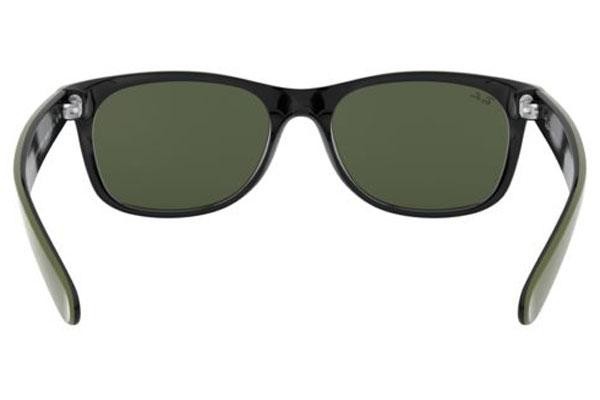 Slnečné okuliare Ray-Ban New Wayfarer RB2132 646531 Squared Zelené