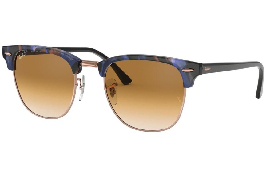 Slnečné okuliare Ray-Ban Clubmaster Fleck RB3016 125651 Browline Modré