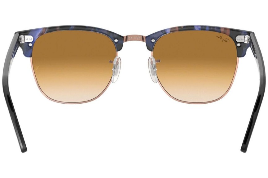 Slnečné okuliare Ray-Ban Clubmaster Fleck RB3016 125651 Browline Modré