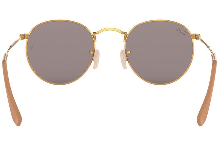 Slnečné okuliare Ray-Ban Round Metal Evolve RB3447 9064V8 Okrúhle Zlaté