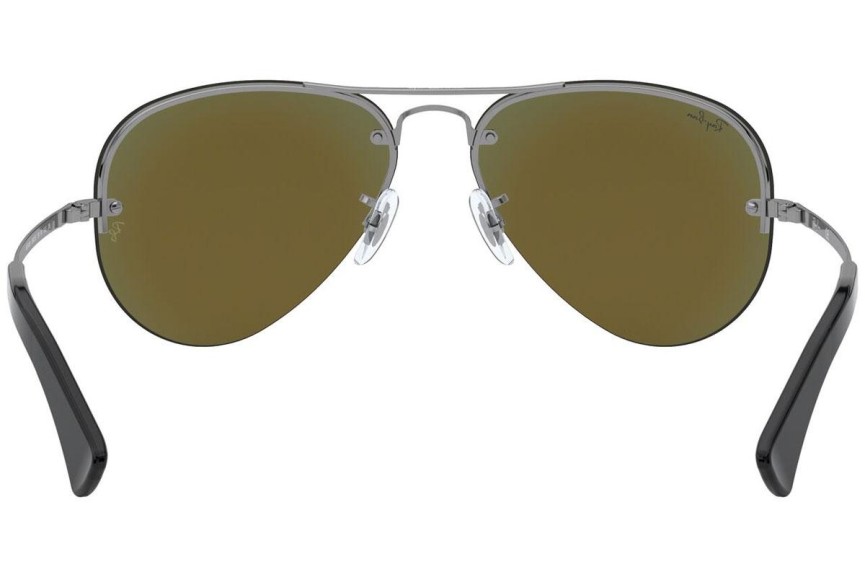 Slnečné okuliare Ray-Ban RB3449 004/55 Pilot Sivé