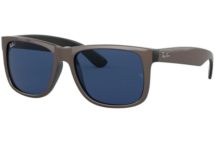 Slnečné okuliare Ray-Ban Justin RB4165 647080 Squared Hnedé