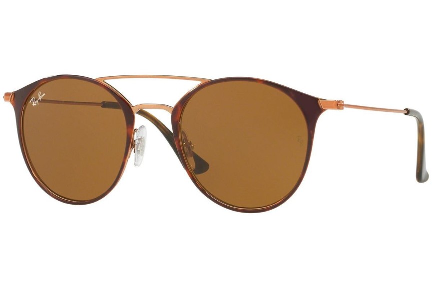 Slnečné okuliare Ray-Ban RB3546 9074 Okrúhle Havana