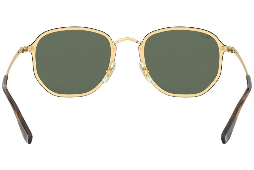 Slnečné okuliare Ray-Ban Blaze Hexagonal Blaze Collection RB3579N 001/71 Squared Čierne