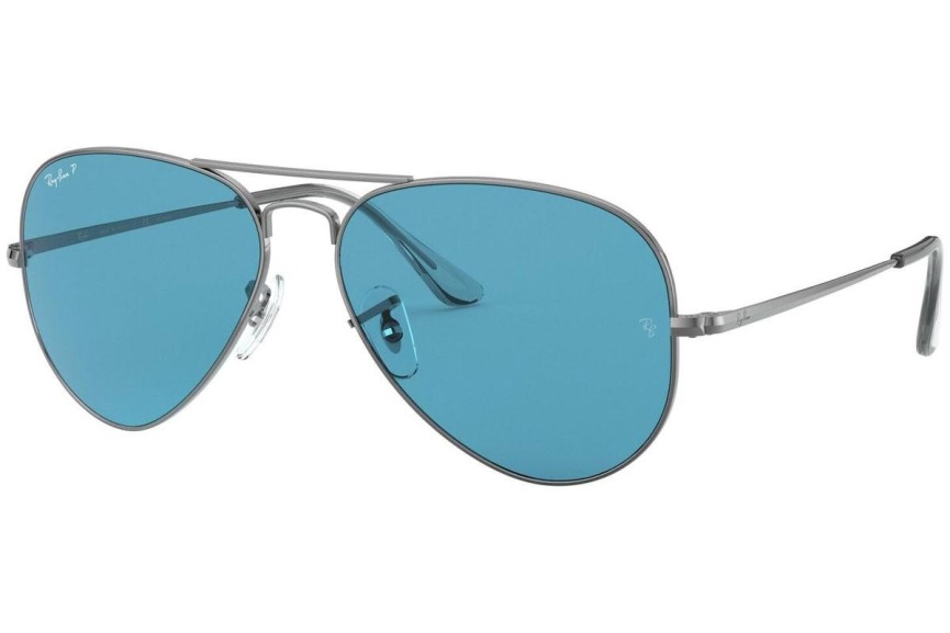 Slnečné okuliare Ray-Ban Aviator Metal II RB3689 004/S2 Polarized Pilot Strieborné