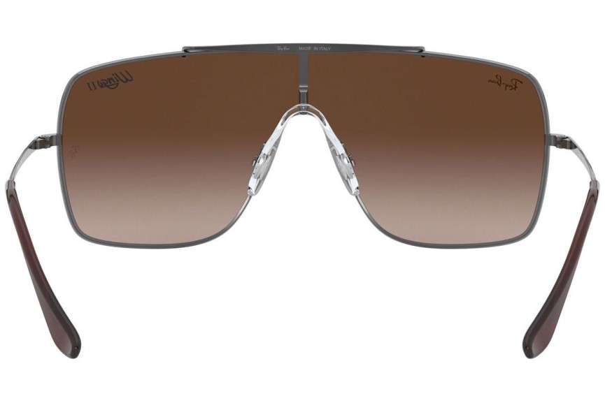 Slnečné okuliare Ray-Ban Wings II RB3697 004/13 Jednoliate | Shield Sivé