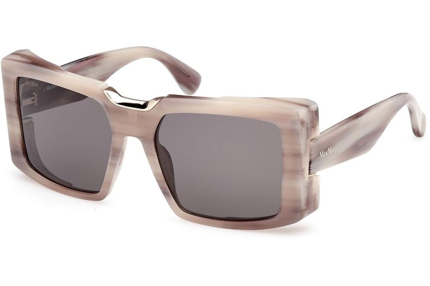 Slnečné okuliare Max Mara Spark 6 MM0124 60A Squared Hnedé