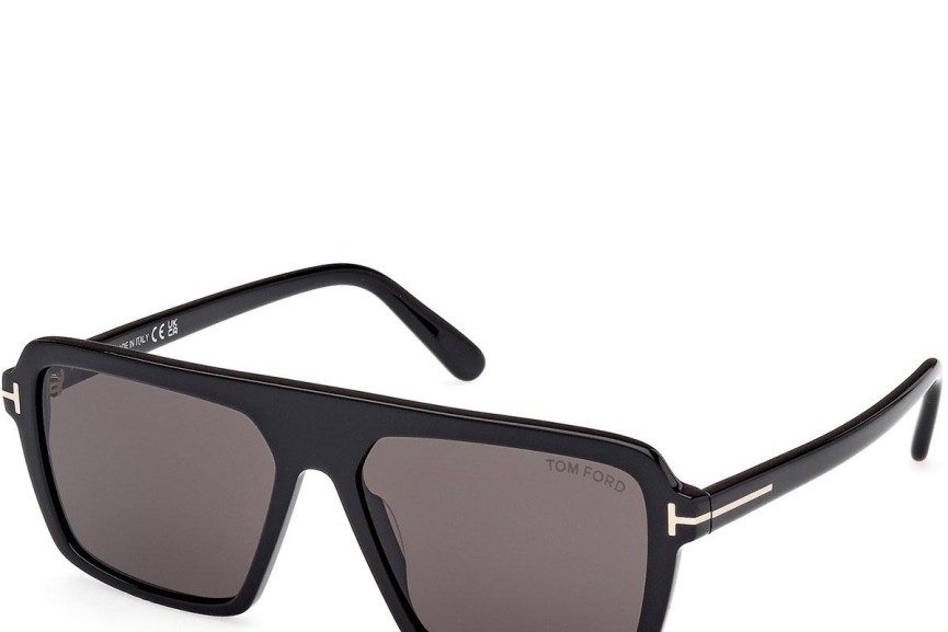 Slnečné okuliare Tom Ford Vincent FT1176 01A Squared Čierne