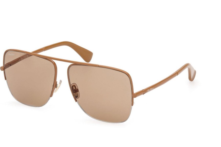 Slnečné okuliare Max Mara MM0121 45E Pilot Hnedé