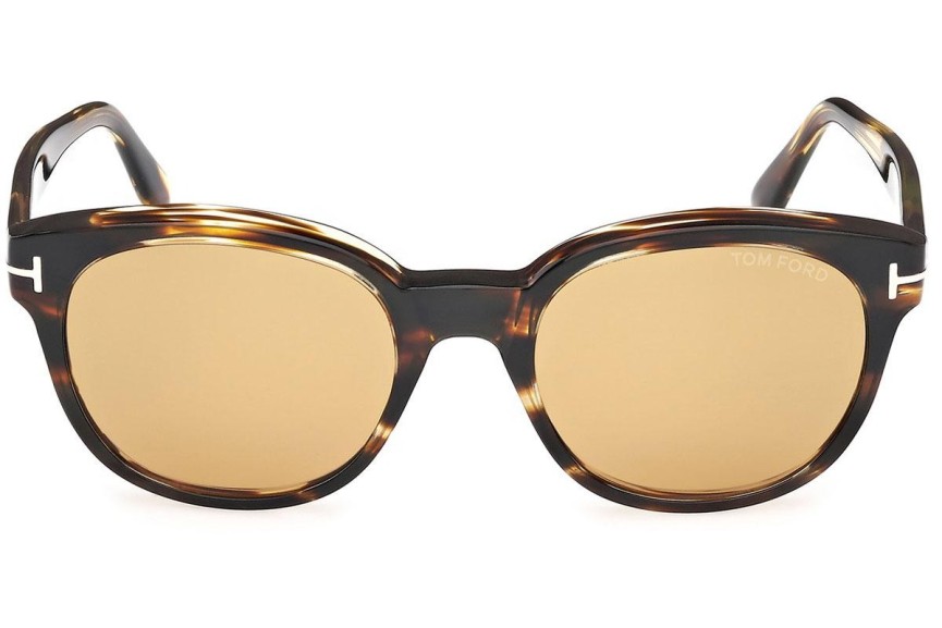 Slnečné okuliare Tom Ford Mert FT1180 52E Okrúhle Havana